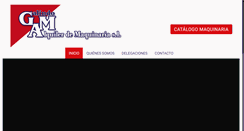 Desktop Screenshot of galindomaquinaria.es